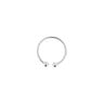 Trovenix Smooth-surface Round-bead Casual Ring For Women